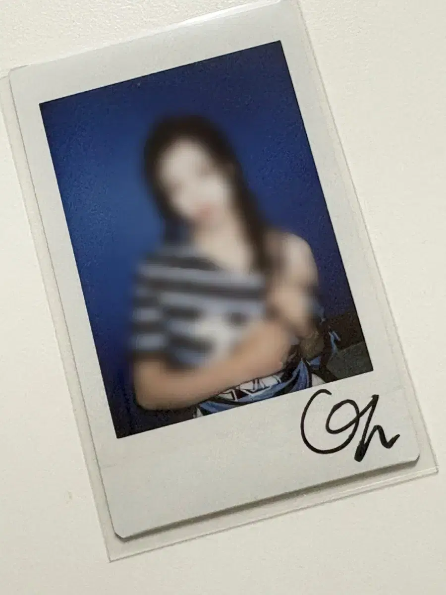 Triples chaeyeon Autographed Polaroid Sign Pola Sign Polaroid Fansign Object