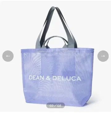 DEAN & DELUCA 메쉬 토트백 라일락 L