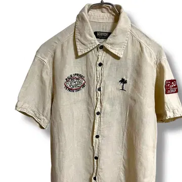 SCOTCH&SODA 스카치 앤 소다 볼링 셔츠 자수 패치