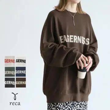 reca EAGERNESS 트레이닝복 브라운 FREE 사이즈 오버 사이즈