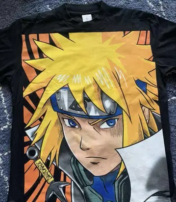 NARUTO 애니메이션 티셔츠 4대 호카게 멕시칸 부츠
