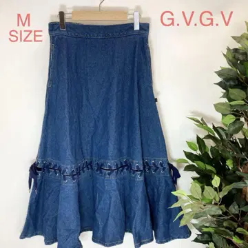 G.V.G.V. 데님 플레어 스커트 M 사이즈