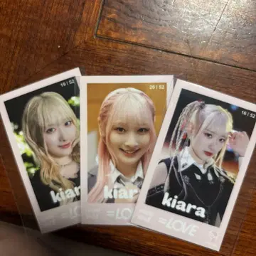 사이토 키아라 미니 사진 3장 세트