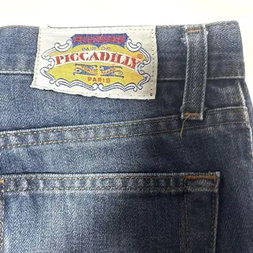 PICCADILLY 스트레이트 데님 인디고 블루 프랑스제 피카딜리 L
