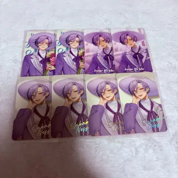 니지산지 랜덤 사진풍 카드 사카키 네스 세트