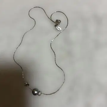 빈티지 실버 톤, 브랜드 펄 목걸이 (불명점 다수 있음)
