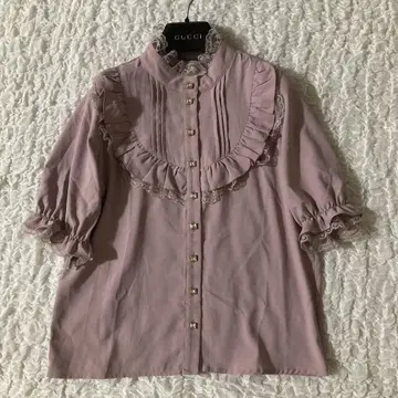 마즈 요크 프릴 블라우스