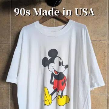 90s USA제 미키 디즈니 티셔츠 싱글 스티치