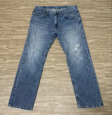 Wrangler 빈티지 데님 데미지 데님 좋은 분위기