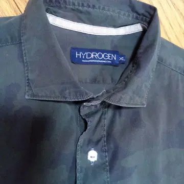 HYDROGEN 카모 패턴 반팔 셔츠 XL