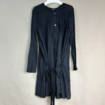 ANN DEMEULEMEESTER 비대칭 원피스 블랙 34