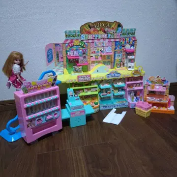 리카짱 쇼핑 파크 자판기 인형 잡화 세트