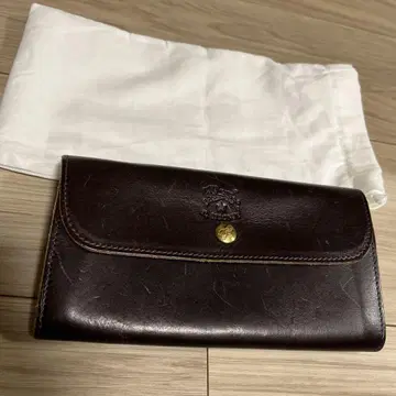 일비종떼 가죽 다크 브라운 장지갑