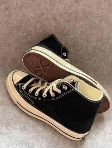 새상품 ct70 블랙 하이컷 28cm