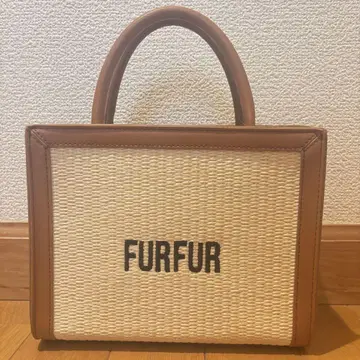FURFUR 라피아 토트백