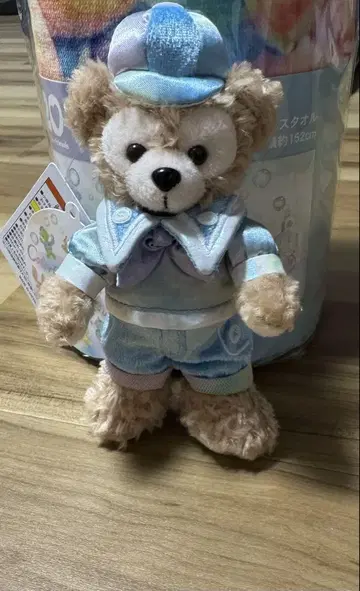디즈니 씨 컬러풀 해피니스 더피 봉제 인형 배지