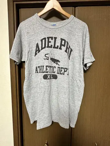 챔피온 파랑 택 티셔츠 빈티지 챔피온
