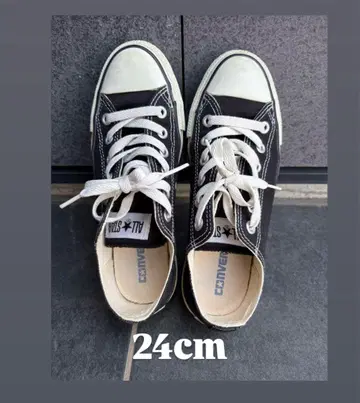 CONVERSE ALL STAR 스니커즈 블랙 5 24cm