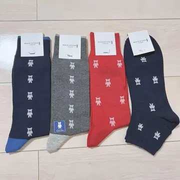 매킨토시 런던 호른 베어 삭스 4켤레 25-27cm