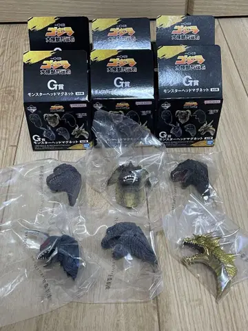 제일복권 고질라 대괴수열전 G G상 몬스터 헤드 마그넷