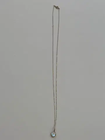 10금 골드 하트형 펜던트 목걸이 약 45cm