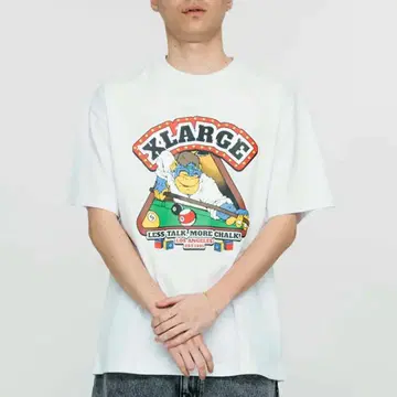 XLARGE 그래픽 프린트 티셔츠