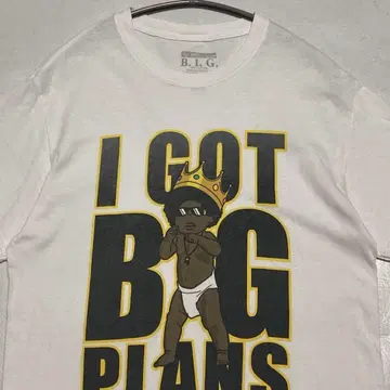 The notorious B.I.G 비기 뮤직 프린트 티셔츠