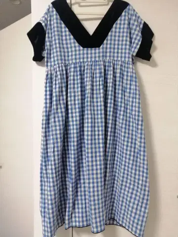 두블 메종 체크 원피스, 하라타 치요 정원 드레스