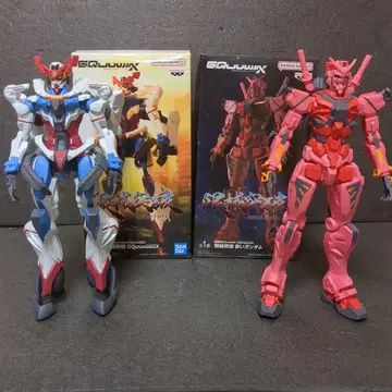 Gundam 지크 액스 빨간색 건담 제한 기계 돌파 피규어 2개 세트