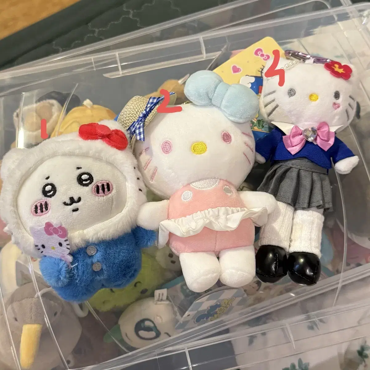 치이카와 키티인형 교복키티 뽑기인형
