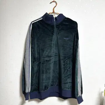 시그널 스포츠 벨로아 트랙 자켓 (M) 사이드 라인 하프 지퍼