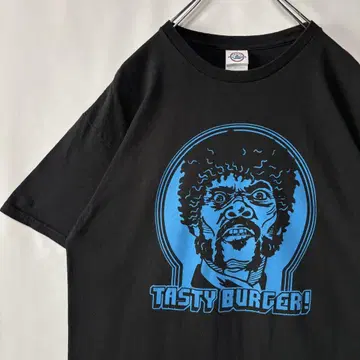 펄프 픽션 사무엘 엘르 잭슨 무비 티셔츠 블랙 L