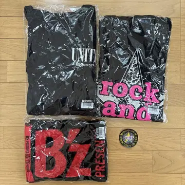 B'z presents UNITE#02 티셔츠 2장 머플러 타월 스티커