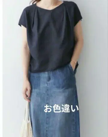 어반 리서치 도어스 / 프렌치 린넨 턱 블라우스