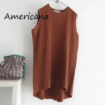 Americana 아메리카나 써멀 티셔츠 슬리브리스 티셔츠