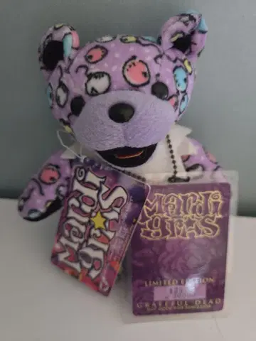 Mardi Gras Bear 한정판 보라색