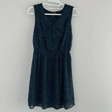 Forever 21 다크 블루 슬리브리스 원피스 S