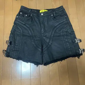GUAPI/Obsidian Black Waxed Pants 조츠