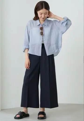 IENA 라미 숏 셔츠