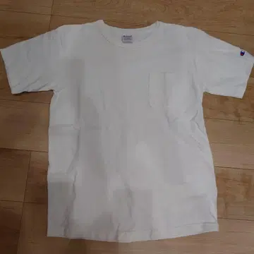 챔피온 T1011 WHITE M 사이즈 포켓 포함 USA제