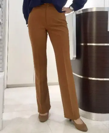 비쓰리 플랫 더블 세미 와이드 36 모카 카멜 13호 LL 새상품급