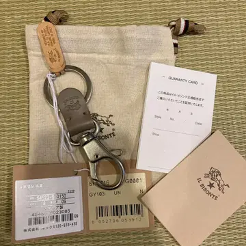 미사용 새상품 일비종떼 키링 키링 가죽 소가죽