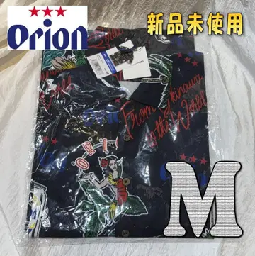 오리온 맥주 알로하 셔츠 M 티셔츠 블랙 미개봉 새상품