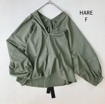HARE 올리브 그린 긴팔 상의 F