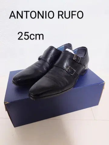 안토니오 루포 ANTONIO RUFO 블랙 더블 몽크 25cm