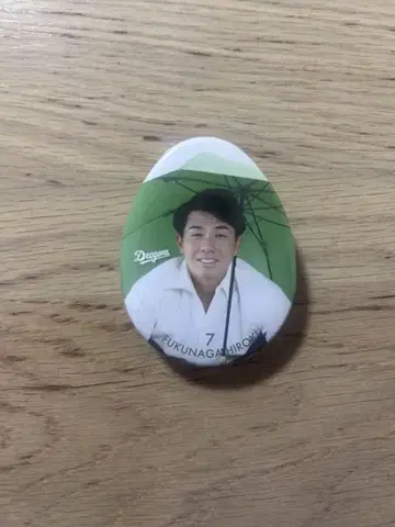 중일 드래곤즈 후쿠나가 유키 최애 멤버 시크릿 달걀형 캔뱃지