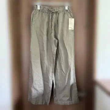 무인양품 프렌치 린넨 스트레이트 팬츠 M