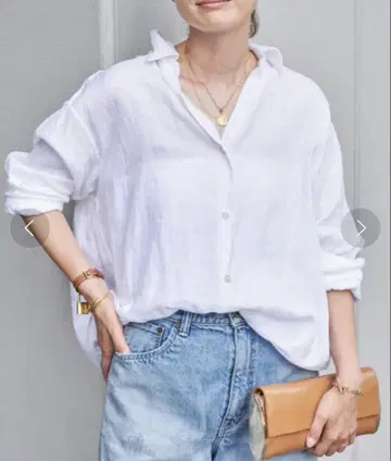미사용 두지엠 클라세 린넨 셔츠