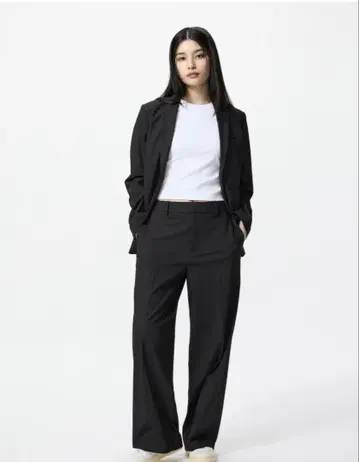 유니클로 스마트 와이드 팬츠 XS