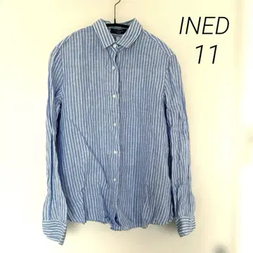 INED 스트라이프 린넨 셔츠 11호